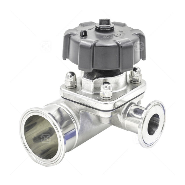 T-type diaphragm valve